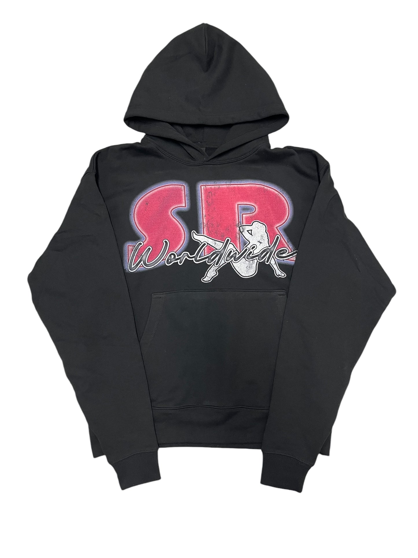 Black SR Worldwide Hoodie Medium Fit